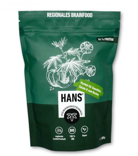 Bio Power proteinmix - HANS Brainfood 55% regionales smoothies bio vegan
